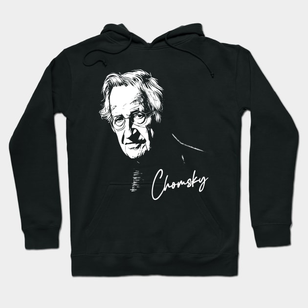 Noam Chomsky Hoodie by DankFutura